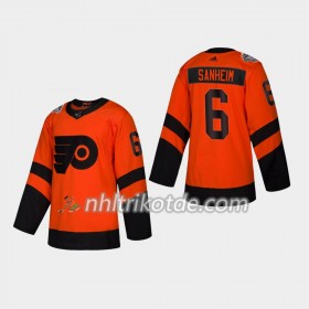 Philadelphia Flyers Trikot Travis Sanheim 6 Adidas 2019 Stadium Series Authentic - Herren